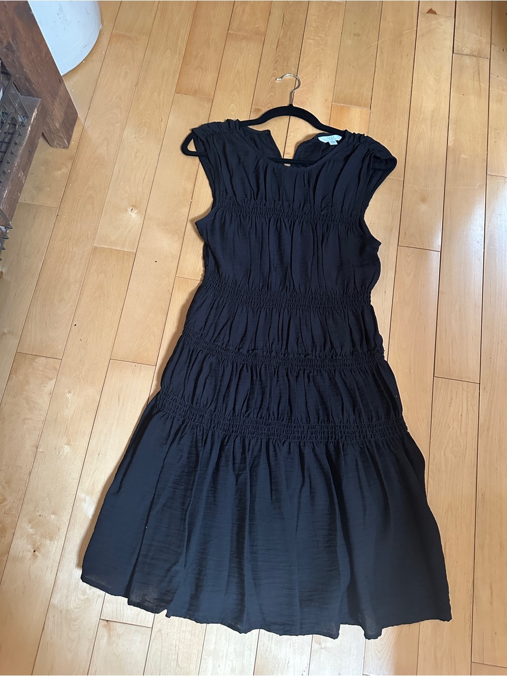 Classic Black Tiered Women’s Dress
